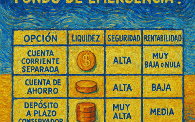 ¿Dónde guardar tu fondo de emergencia? Comparativa de opciones seguras y líquidas